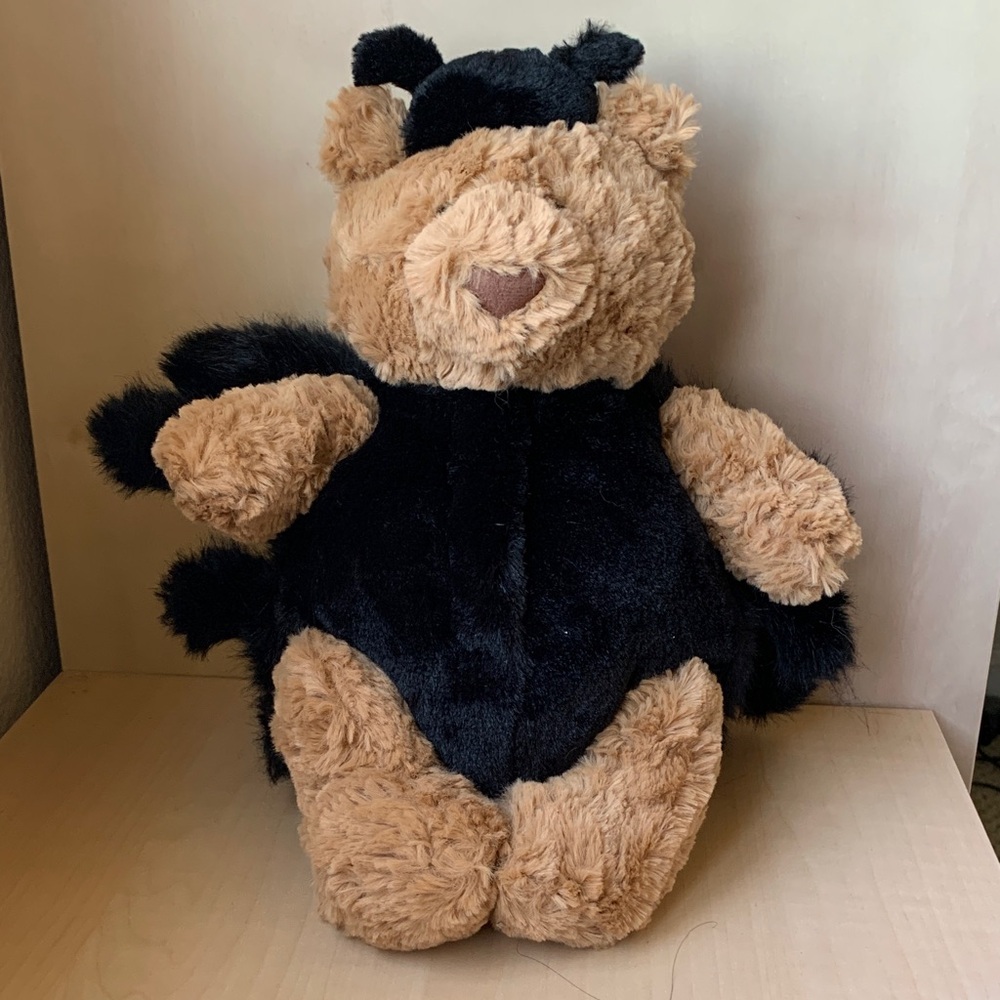🐻 NWT Retired Jellycat Bartholomew Bear “Spider” Halloween 2025
